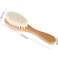 thumbnail image 2 of Cepillo para el cabello, ligero, cómodo, suave, pelo de cabra natural, peine de aseo para masaje de cabeza infantil con mango Sailing Electrónica, 2 of 5