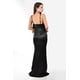 thumbnail image 3 of Vestido de noche con abertura Roman Fashion /Juvenil, 14154 (Negro) negro M, 3 of 5