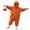 Pumpkin - M, variant on Unisex Adult Pumpkin Onesie Pajamas, Pumpkin Onesie Pajamas Plush Jack-O-Lantern One-Piece Hooded Jumpsuit, Halloween Big Mouth Monster Sleepwear