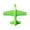 Green, variant on mdesiwst EVA Foam Airplane Model Hand-Throwing Aircraft Toy Lightweight Kids Educational Glider Airplane Toddlers Boys Girls Outdoor Colorful Flying Plane Toy