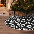thumbnail image 6 of KLL Black Leopard Christmas Tree Skirt 36" ,Party Decorations Farmhouse for Christmas Decorations Holiday Party, 6 of 6