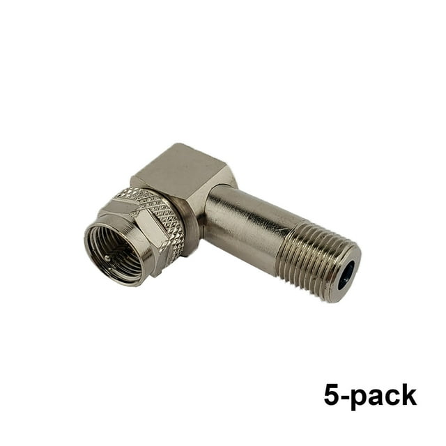 PPC Belden SignalTight RaPLUS Right Angle Adapter For Coax Cables - 5 pack