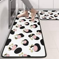 thumbnail image 2 of Kitchen Rugs Sets Of 2,White Cow Black Spot Pattern Anti Fatigue Kitchen Mat Rugs Non Slip Washable,Decorative Kitchen Floor Mats for Kitchen,Sink,Laundry,17"x47"+17"x47", 2 of 5