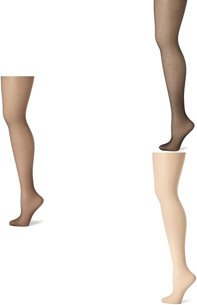 Hanes Women's Control Top Sheer Toe Silk Reflections Panty Hose