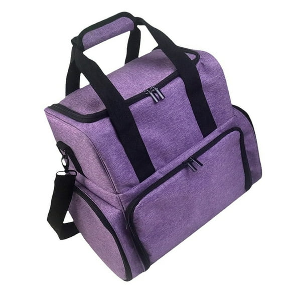 Professional Nails Polish Travel Case with Capacity for Bottles and Nails Dryer Include Tool Storage Sections Organizers