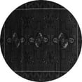 thumbnail image 1 of Ahgly Company Indoor Round Persian Gray Traditional Area Rugs, 5' Round, 1 of 1