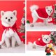 thumbnail image 2 of Capa con CAPUCHA DE NAVIDAD para gato, disfraz de perro, capa con sombrero, lindo gatito, cachorro, Poncho rojo, bata de Cosplay de Santa Claus para fiesta de navidad, 2 of 4