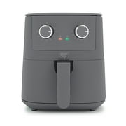 GreenLife 4.5 Quart Air Fryer Ceramic Nonstick, Graphite