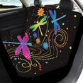 thumbnail image 4 of Uourmeti Dragonflies Dots Car Seat Covers 3 PCS, Car Seat Covers Full Set Polyester Breathable Soft for Sedans most Cars Trucks, 4 of 10