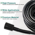 thumbnail image 3 of XEENSO High Pressure Washer Hose 15m/50ft 5800PSI M22-14mm Power Washer Extension Tube, 3 of 8