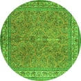 thumbnail image 1 of Ahgly Company Indoor Round Persian Green Traditional Area Rugs, 6' Round, 1 of 1