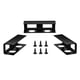 thumbnail image 3 of Organizador de almacenamiento para computadora portátil debajo del escritorio, 3 unidades, estante resistente con Negro, 3 of 9