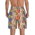 thumbnail image 3 of Naloa Funny Dogs Family Men's Beach Shorts, Surfing shorts, Swim trunks, Quick Dry Swim Trunks for Surfing Beach Fun - Medium, 3 of 9