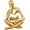 Gold A, variant on CATPAN Reading Women Statue Abstract Thinker Sculpture Figurine Aesthetic Ornament for Home Office Table Desk Bookshelf Decor Black B