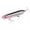 D M, variant on Topwater Pencil Fishing Lure, Walking the Dog Hard Bait with Treble Hooks for Bass Pike Fishing, Red Pearl, 3.94 Inch