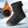 thumbnail image 6 of Snow Boots for Women, Warm Boots Waterproof Short Winter Boots Side Zipper Anti Slip Boots Ankle Snow Bootie Comfort Shoes, 6 of 9