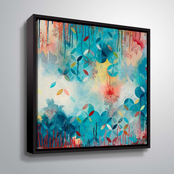 Artwall Tranquil Eden 1, Gallery Wrapped Floater-framed Canvas by Heather noel Robinson