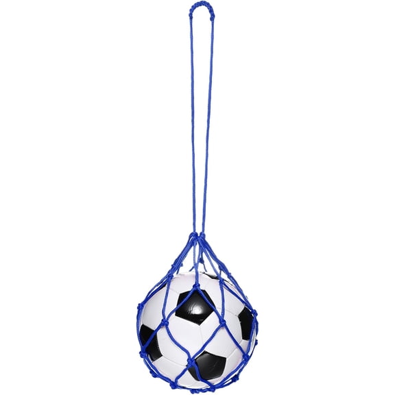 1PCS Soccer Trainer, Football Kick Trainer, Football Return Throw Training Net, Hands-Free Football Kick Throw Solo Practice Training Aid, Adjustable Waist Belt Soccer Ball Trainer Net(Blue)