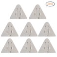 thumbnail image 2 of 8 Uds. Cerraduras de puerta y ventana para armario, cerraduras de seguridad para ventanas corredizas para bebés, tapón de ventana de protección de seguridad para niños, 2 of 8