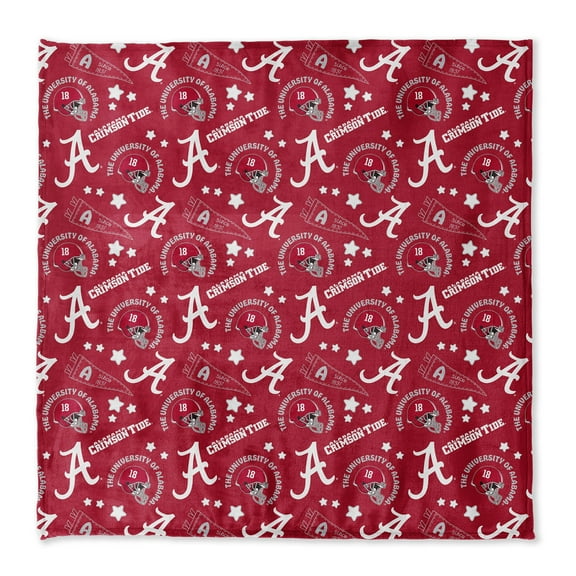 Pegasus Alabama Crimson Tide 108" x 108" Victory Pennant Ultra Cozy Family Blanket