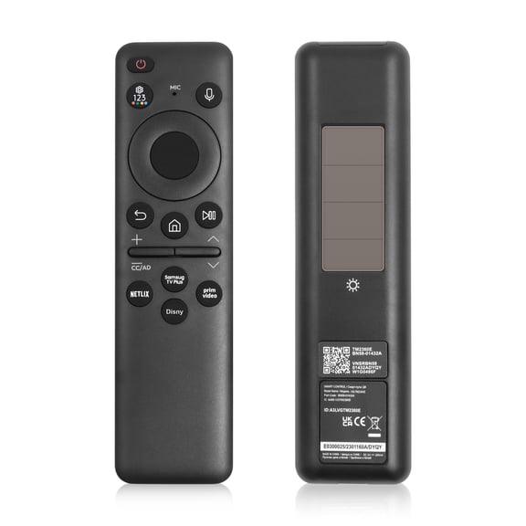 BN59-01432A Solar Voice Remote Replacement fit for Samsung TV Remote with Bluetooth Rechargeable Solar Cell, Compatible with Samsung Neo QLED Smart 8K HDR Ultra HD TVs, VG-TM2360E New 2023 Model