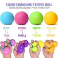 thumbnail image 4 of 4pcs/set Stress Balls Squishy Stress Ball Fidget Toys Sensory Stress Balls Anxiety Relief Squeeze Toys Kids Adults Gifts, 4 of 5