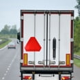 thumbnail image 3 of IFANLANDOR 1Pcs Red Slow Moving Vehicle Triangle Sign for Road Safety 15.72X13.76X0.02In, 3 of 5