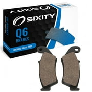 Sixity Q6 Front Organic Brake Pads compatible with Kawasaki KX250F W9F XAFB YBF YCF ZDF ZEF 4T 2009-2014 Complete Set