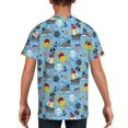 thumbnail image 5 of Wukai Pirate Marine Animals Youth Unisex Short Sleeve T-Shirt for Boys, Girls, Teens, and Kids-X-Small, 5 of 7