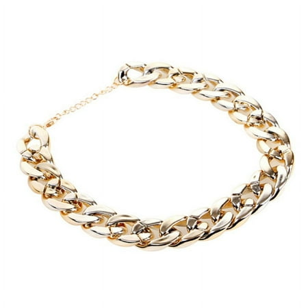 Gold Link Chain Necklace for Dogs - Tiny Bling for Small Dog or Puppy - Lightweight Braided Metal Look - Fits Chihuahua  Yorkie  Mini Breeds - Cute Pet Jewelry and Accessories