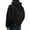 A-Black201, variant on Women's Oversized Solid Hoodie Back Backpack Pocket Zip Up Jacket Trendy Casual Wear Hoodies S
