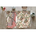 thumbnail image 2 of Vargottam Placemats- Placemat For Dining Table, Set Of 4- Printed & Reversible CottonNapkin-IndoorPlacematsFor Home & Kitchen Dining Table- Asian Paisley (Multicolor), 2 of 5