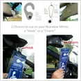 thumbnail image 3 of Mirortag Holder with 1 Hook & 1 Charm- Handicap Placard Holder. Easily Display & Put Away your handicap tag. Tag size up to 10"L by 4"W. Magnetically Attach & Detach your Placard. Made in USA, 3 of 4
