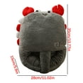 thumbnail image 3 of OAVQHLG3B Cartoon Plush Crab Foot Warmer Slippers Home Indoor Warm Slippers, 3 of 4