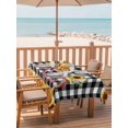 thumbnail image 2 of Outdoor Tablecloth with Umbrella Hole for Patio/Picnic/Party/Camping, Sunflowers Bicycle Waterproof Table Cloth Rectangle Table Cover Washable, Summer Budding Botanical Floral Lattice (60"x 102"), 2 of 8