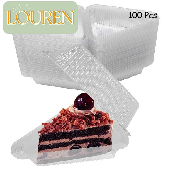 Individual Pie Slice Containers