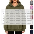 thumbnail image 3 of Tqcoqu Women's Hooded Sweatshirt with Zip Chest Pocket,Drop Shoulder Long Sleeve Casual Pullover Tops,2026 Fall Winter Trendy Clothes,Wine Women's S-XXXL, 3 of 6