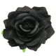 thumbnail image 1 of 1 Pcs Clips de cabello de flor de rosa de 4 pulgadas para mujeres, accesorios para el cabello en negro, 1 of 5