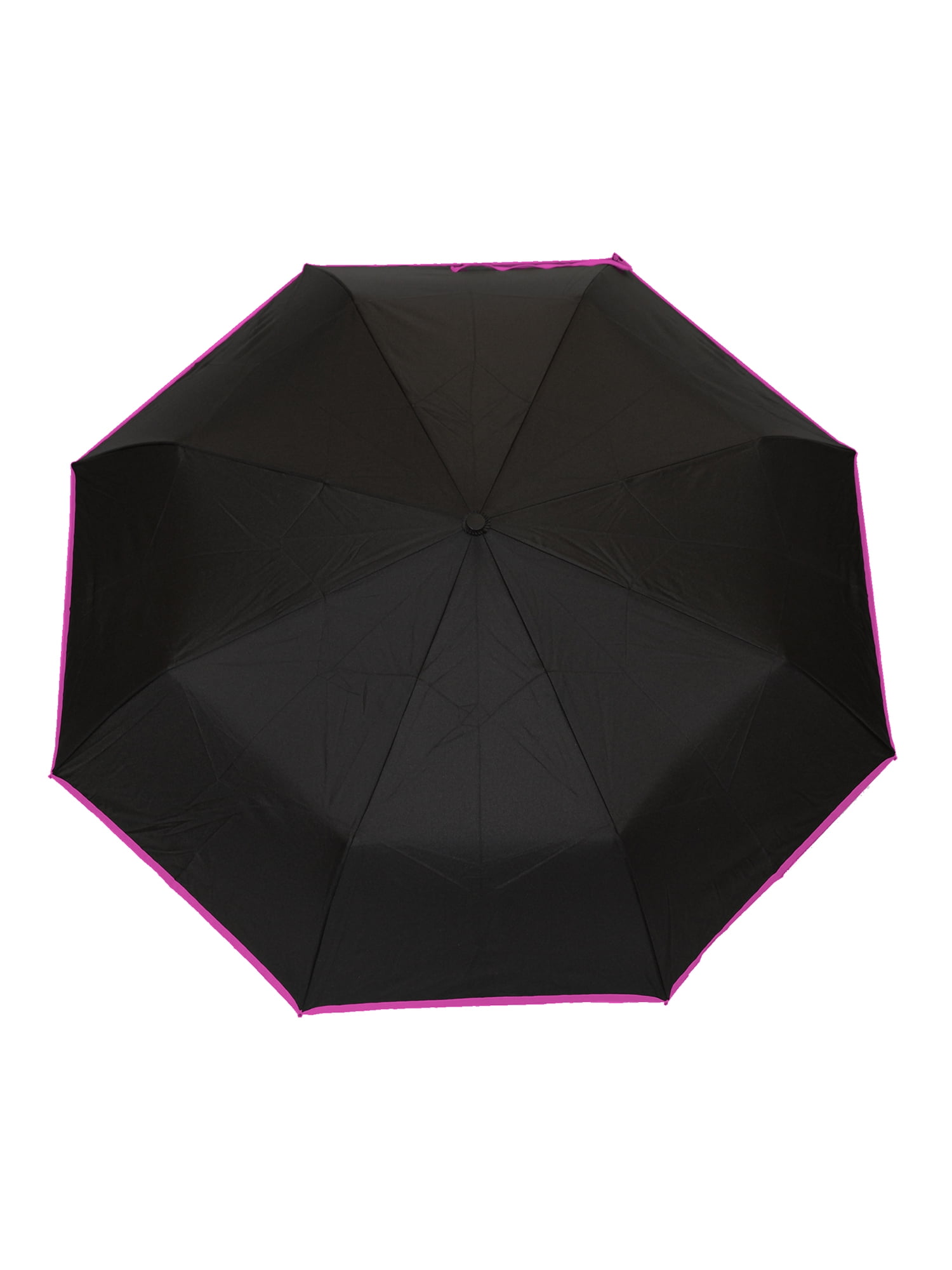 Misty Harbor 3-Sec Auto Open & Close Rain Umbrella Black Pink