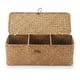 thumbnail image 2 of Cesta de almacenamiento DECRAFTS Seagrass con tapa rectangular pequeña, 2 of 6