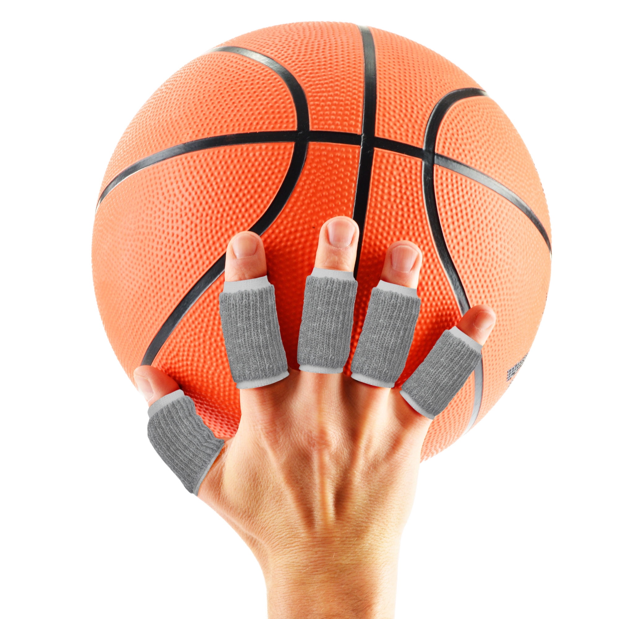 Unique Bargains Finger Protectors Splints Compression Finger Sleeves Thumb Brace 2.6"