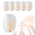 20 Pack Chinese Wishing Lanterns ECO Friendly Biodegradable Paper Sky