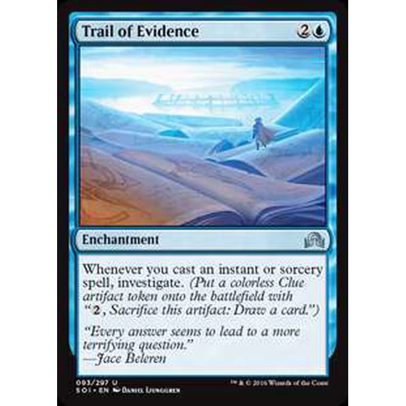 MtG Shadows Over Innistrad Uncommon Trail of Evidence #93