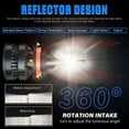 thumbnail image 4 of For Toyota Highlander 2014-2019 H11 LED Headlight Bulbs Low Beam 6000K Pack of 2, 4 of 11