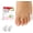 Clear, variant on Bukihome Silicone Toe Protectors - 12 Pack Gel Toe Sleeves with Aloe Vera - Pain Relief for Corns, Calluses (8L + 4S)