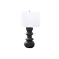 thumbnail image 3 of Monarch Specialties Lighting, 26"h, Table Lamp, Black Ceramic, Ivory / Cream Shade, Contemporary, 3 of 4
