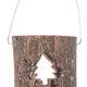 thumbnail image 3 of Candelabros de madera de Navidad soporte de vela de madera hecho Wdftyju a mano soporte de luz de vela con forma de tocón Retro decoración navideña, 3 of 3