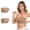 A1_Beige, variant on Women's 2Pack Strapless Bandeau Bralette Summer Strapless Padded Wireless Supportive Seamless Tube Top Bra Anti-Slip Plus Size Seamless Wireless Padded Bra Stretch Sleep Tube Top Black Xs