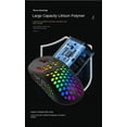 thumbnail image 3 of TFixol iBlancod BL110 Souris Sans Fil Légère avec Rétroéclairage RGB, Charge Type-C, Connectivité 2.4G, et DPI Réglable - Rose, 3 of 6