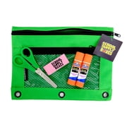 School Supply Boxes | 17 Clear Backpack Bundle for Middle School | Back to School Bookbag with Supplies | Contains Pencil Pouch, Notebooks, Filler Paper, Mechanical Pencils, Folders, and More